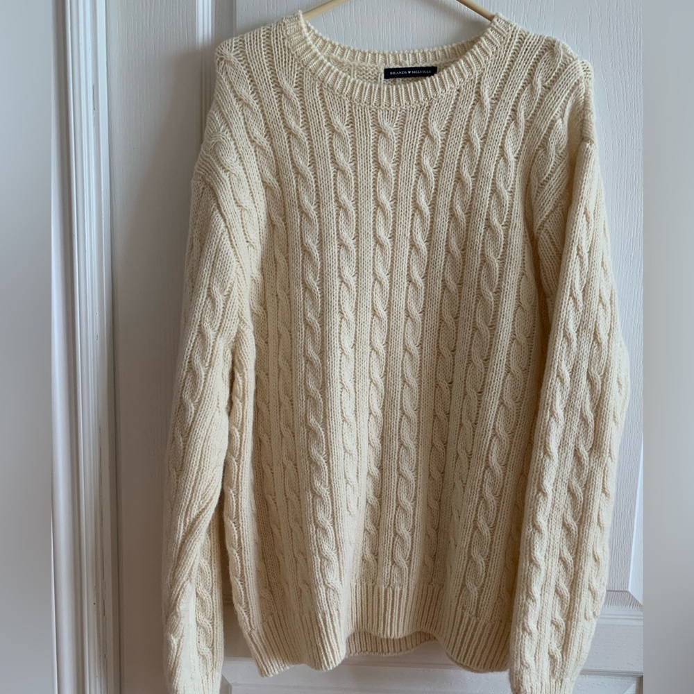 Brandy Melville Wool White Sweater